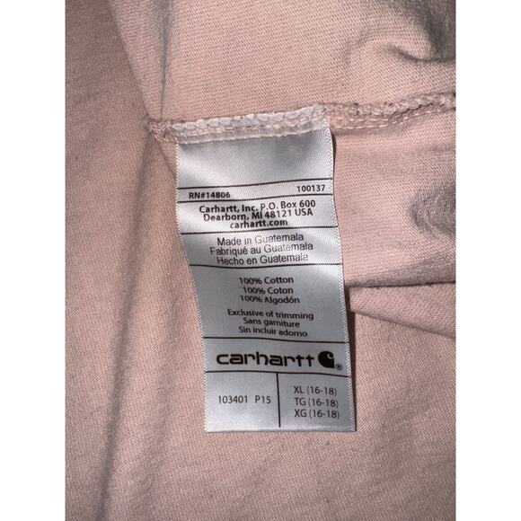 Carhartt Loose Fit Long Sleeve Tee with Logo Sz XL - Picture 3 of 4